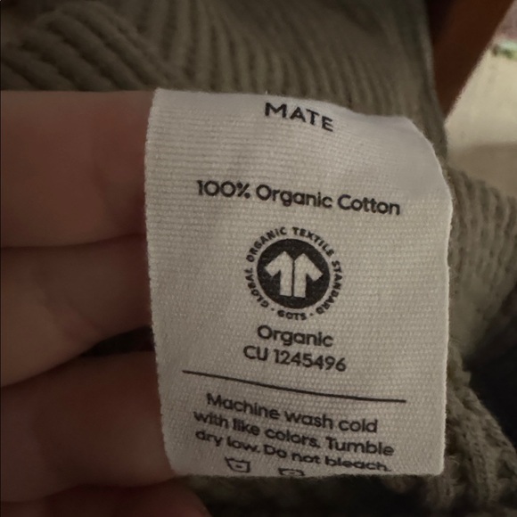 NWOT MATE the Label Waffle Knit Joggers in Bark - Picture 6 of 6